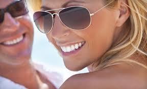 Couple Smiling on Beach